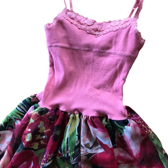 Handmade Girl’s Party Dress Size 10: Ruffled Floral Spring Summer Princess Dress - Picture 9 of 12